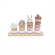 Label-Label Fa toronyépítő, rózsaszín