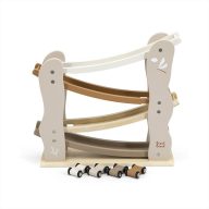 Label-Label Fából készült versenypálya , barna