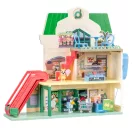 Bluey Szupermarket játékszett Bluey és Bingo figurával, hangosbemondóval