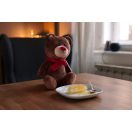 Fényesorrú plüss 25 cm - Barna maci