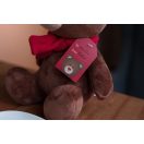 Fényesorrú plüss 25 cm - Barna maci