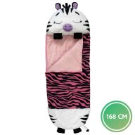   Happy Nappers 2 az 1-ben nagy hálózsák - Zinnia zebra, 168 cm