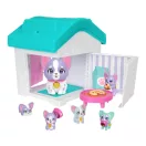 Little Live Pets Mama Surprise - Mama háza, Francia bulldog család