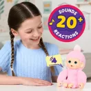 Little Live Pets Mini Maki interaktív bébi majom - Luna Lemon, pink