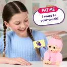 Little Live Pets Mini Maki interaktív bébi majom - Luna Lemon, pink