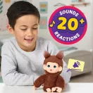 Little Live Pets Mini Maki interaktív bébi majom - Chikki Cherry, barna