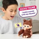 Little Live Pets Mini Maki interaktív bébi majom - Chikki Cherry, barna