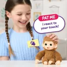 Little Live Pets Mini Maki interaktív bébi majom - Pepi Peach, krém