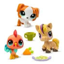 Littlest Pet Shop S3 3 db-os figura henger csomag - Barnyard Pets