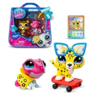   Littlest Pet Shop S5 2 db-os figura készlet - Leopárd és Kaméleon