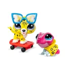 Littlest Pet Shop S5 2 db-os figura készlet - Leopárd és Kaméleon