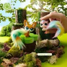 Littlest Pet Shop S6 2 db-os figura készlet - Sivatagi Róka és Mókus