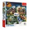 Trefl puzzle 4 az 1-ben - A dinoszauruszok világában (35, 48, 54, 70 db)