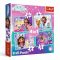 Trefl puzzle 4 az 1-ben - Gabi babaháza (35, 48, 54, 70 db)