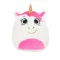 Textiel Trade Squishy plüss, 22 cm - Unikornis