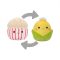 Squishmallows kifordítható plüss - Conrad a kukorica és Arnel a popcorn 13 cm
