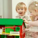 Wader Farmház állatokkal, matricákkal és más kiegészítőkkel