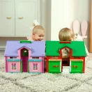 Wader Farmház állatokkal, matricákkal és más kiegészítőkkel