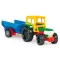 Wader Traktor Billenős pótkocsival 38 cm