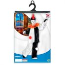 Pierrot bohóc jelmez, 140 cm