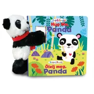   Snap & Snuggle Pattanj pajtás plüss barát képeskönyvvel  - ölelnivaló panda