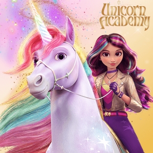 Unikornis Akadémia mesehős, licenc termékei